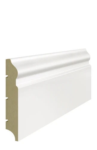 LAGRUS OLIMP 120 RAL 9003 BIAŁA LISTWA PRZYPODŁOGOWA MDF WILGOCIOODPORNE