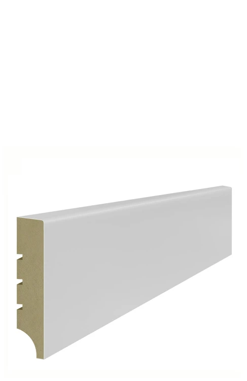 LAGRUS CLASSIC R1 RAL 7035 SZARA LISTWA PRZYPODŁOGOWA MDF WILGOCIOODPORNE