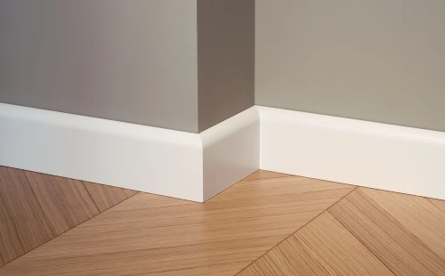 LAGRUS LINEA 100 RAL 9003 BIAŁA LISTWA PRZYPODŁOGOWA MDF WILGOCIOODPORNE