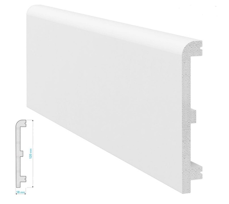 Listwa Przypodłogowa P12018 (120x18x2400mm)