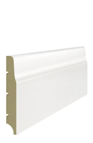 Biała listwa przypodłogowa Opera RAL 9003 MDF wilgocioodporne Lagrus