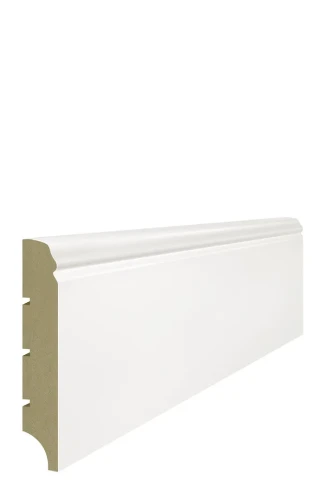 Lagrus Prowansja RAL 9003 biała listwa przypodłogowa MDF wilgocioodporne