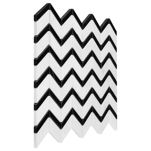 PURE WHITE CHEVRON MIX