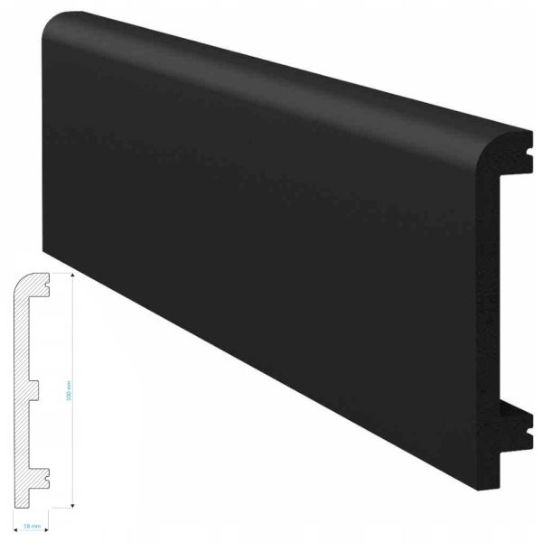 listwy poliuretanowe czarne