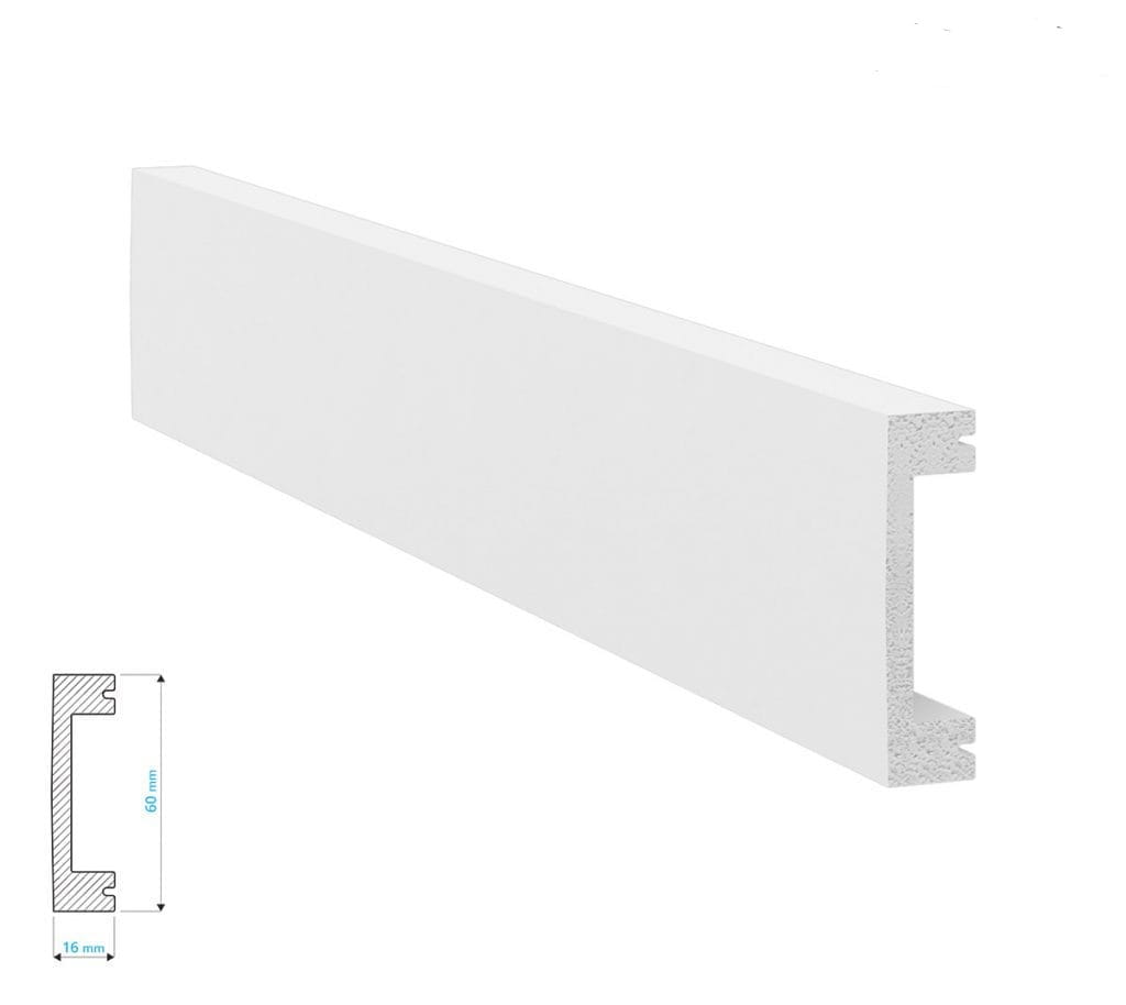 Krome Listwa Przypodłogowa PN6016 (60x16x2400mm)
