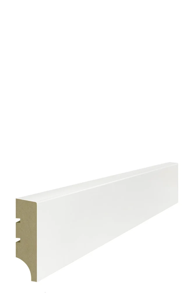Listwa przypodłogowa MDF Lagrus Basic R1 biała RAL 9003