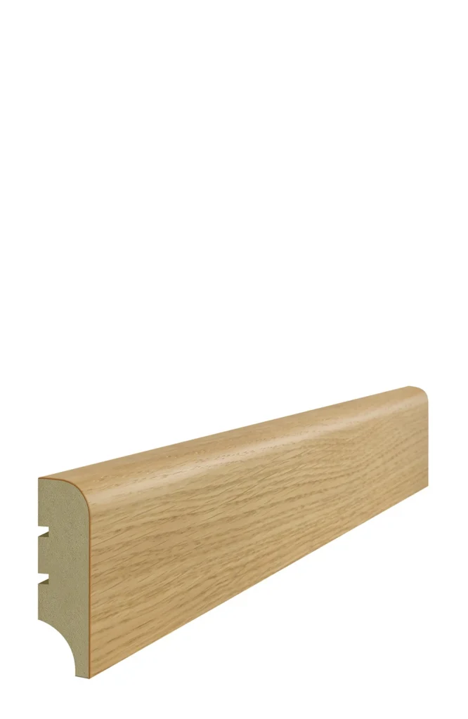 Listwa przypodłogowa MDF Lagrus Basic R10 PLUS dąb lakierowany fornir