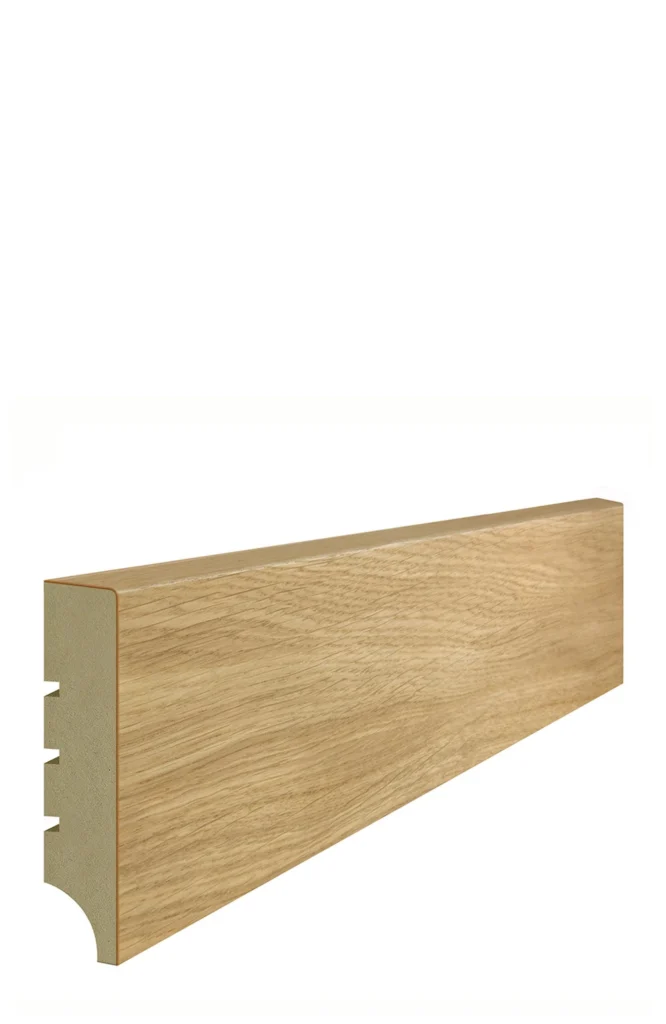 Listwa przypodłogowa MDF Lagrus Classic R1 PLUS dąb lakierowany fornir