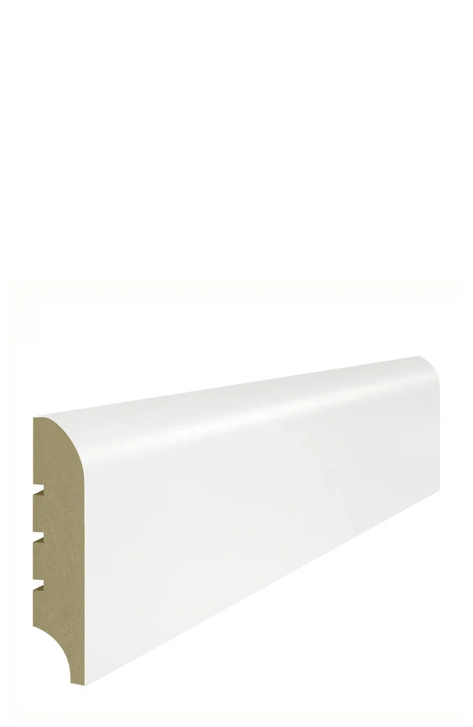 Listwa przypodłogowa MDF Lagrus Classic R20 PLUS biała RAL 9003