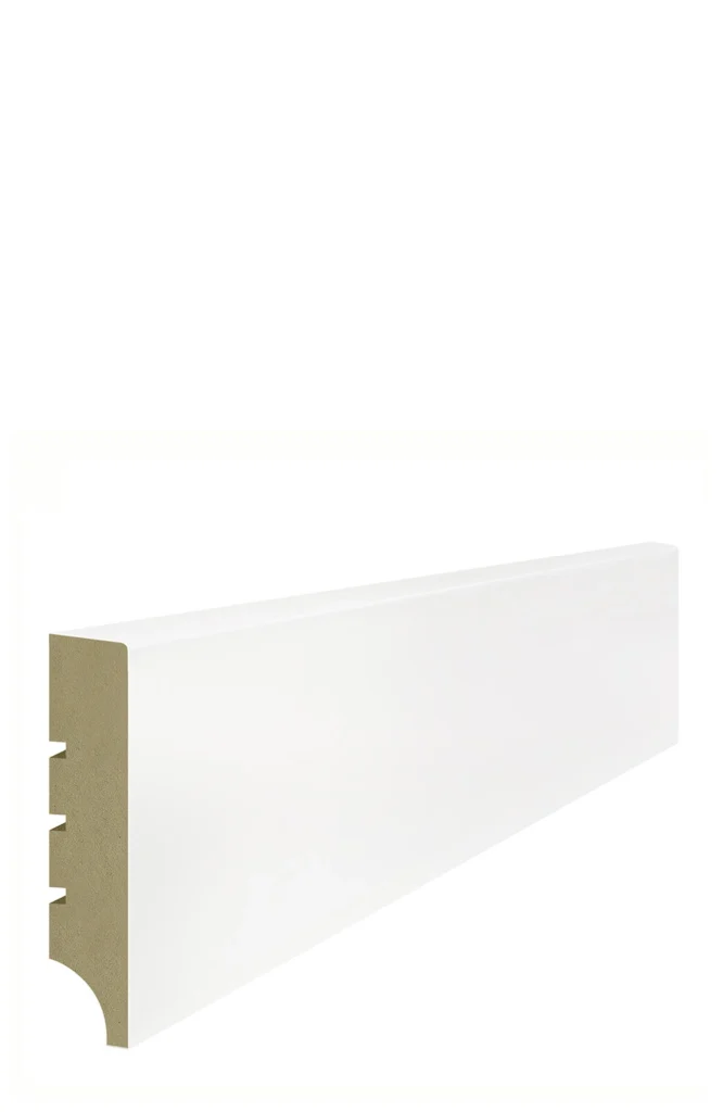 Listwa przypodłogowa MDF Lagrus Classic R1 PLUS biała RAL 9003