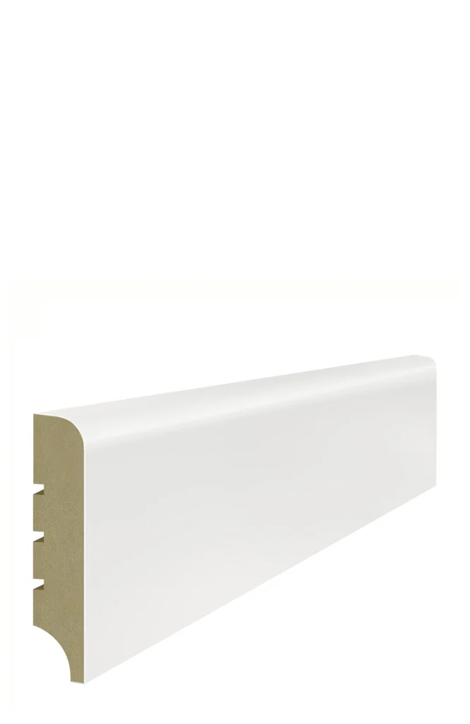 Listwa przypodłogowa MDF Lagrus Classic R10 PLUS biała RAL 9003