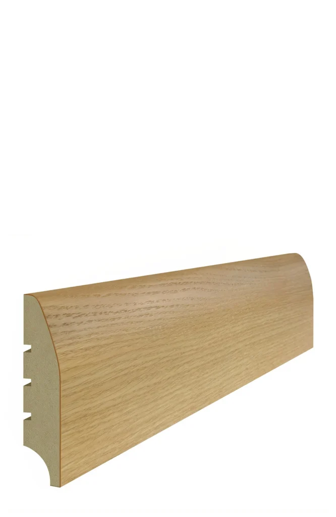 Listwa przypodłogowa MDF Lagrus Soft 80 PLUS dąb lakierowany fornir