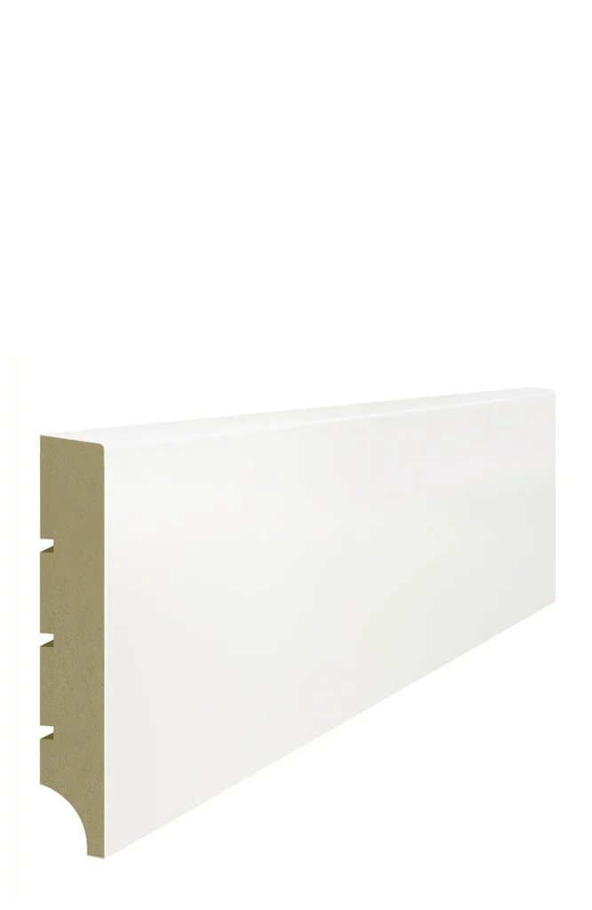 Listwa przypodłogowa MDF Lagrus Standard 100 PLUS biała RAL 9003