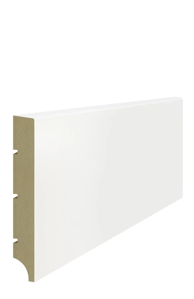Listwa przypodłogowa MDF Lagrus Standard 120 PLUS biała RAL 9003