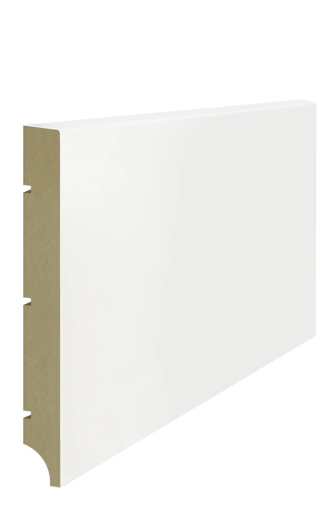 Listwa przypodłogowa MDF Lagrus Standard 150 PLUS biała RAL 9003