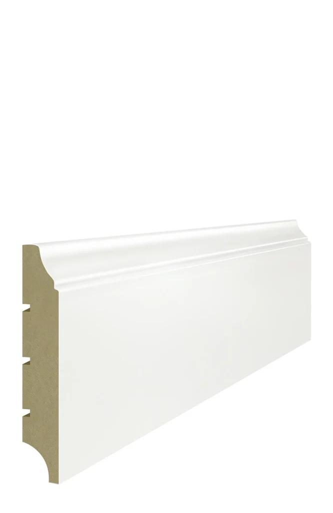 Listwa przypodłogowa MDF Lagrus Wenecja PLUS biała RAL 9003
