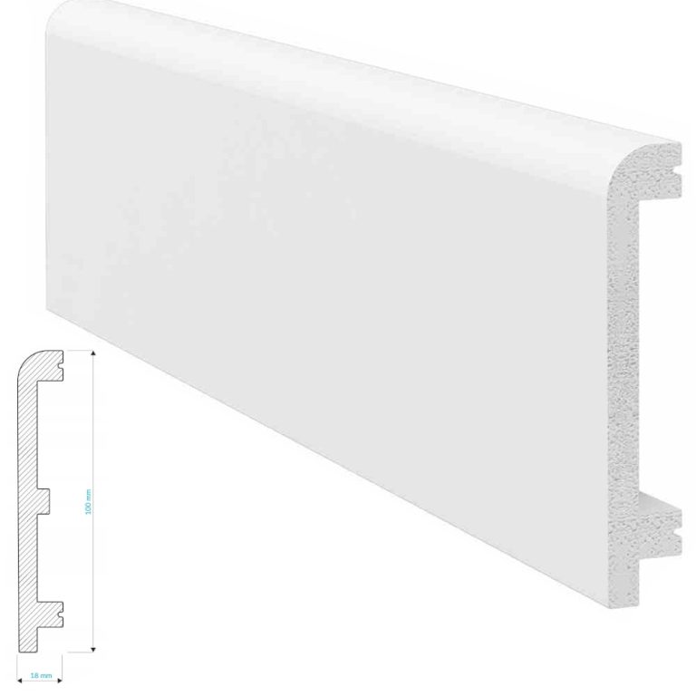 Listwa przypodłogowa biała P10018 KROME