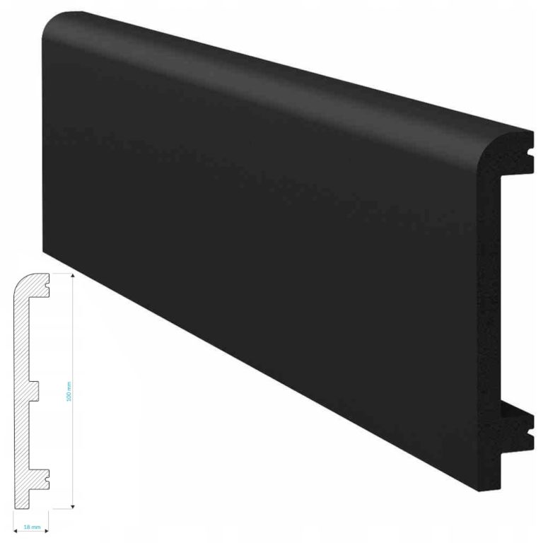 Listwa przypodłogowa czarna P10018B KROME