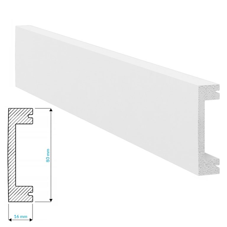 Listwa przypodłogowa biała PN8016 KROME